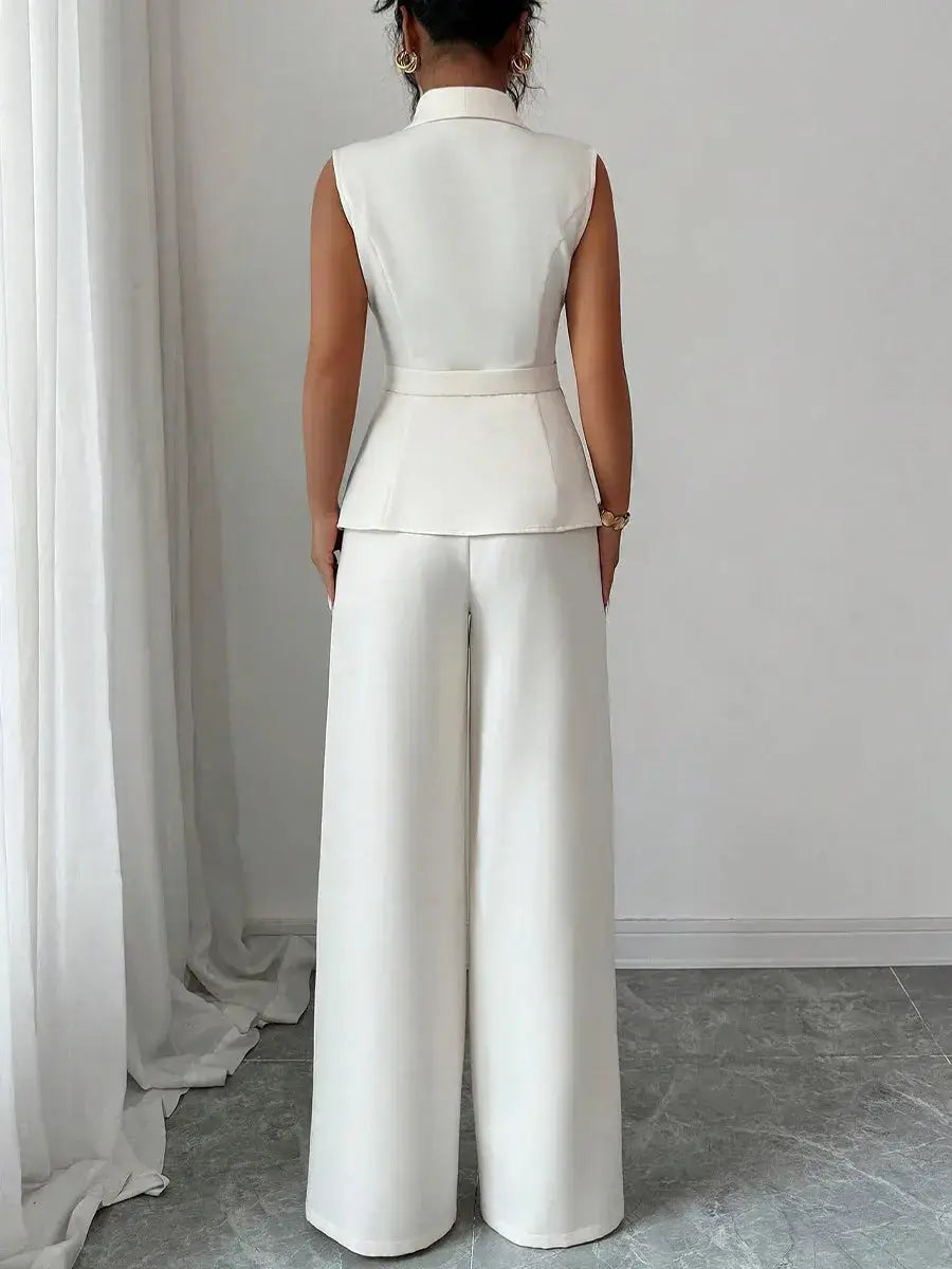 Trenluxwear Women's spring 2 Piece sleeveless Suit TrenLux Wear