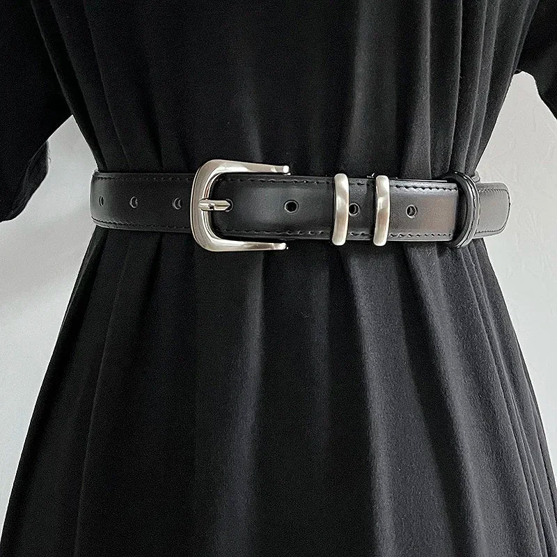 Women's Real Leather Jeans Belt. TrenLux Wear