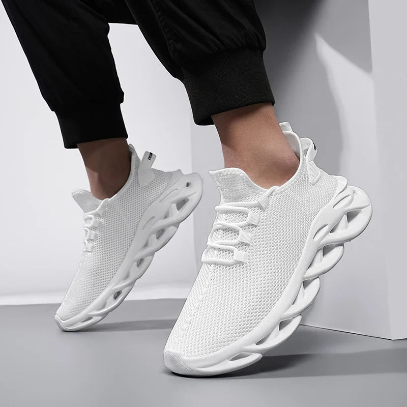 Men's TrendLux Wear Urban Street Sneakers with breathable mesh upper, casual design, lightweight and comfortable for everyday wear.