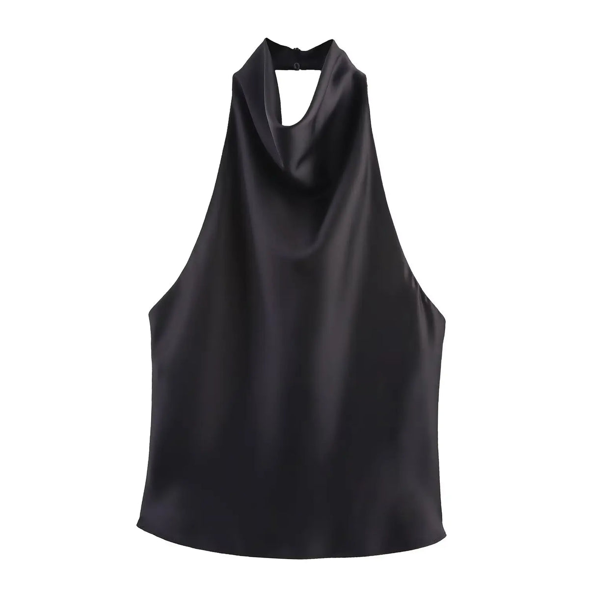 TrenLux Wear TFMLN 2025 women’s sexy halter top, backless spring summer high street waistcoat with solid elegant design