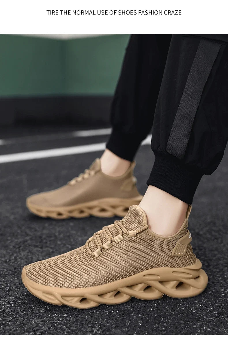 Men's TrendLux Wear Urban Street Sneakers with breathable mesh upper, casual design, and comfortable fit for everyday wear.