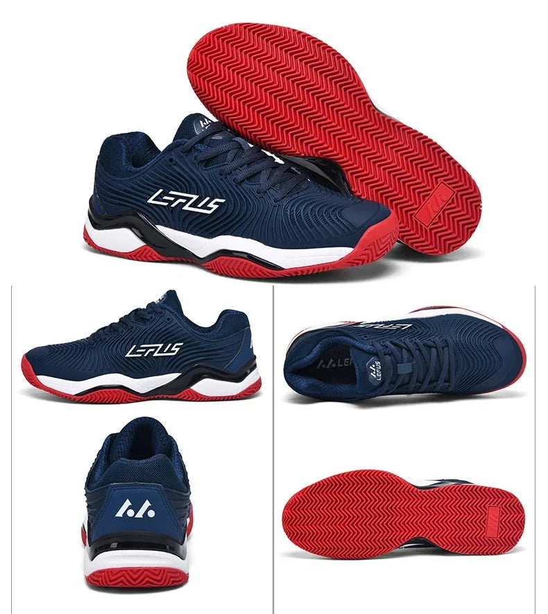 Men's lightweight TrendLux Wear athletic sneakers for tennis, hiking, and golf, featuring breathable design and sporty style.