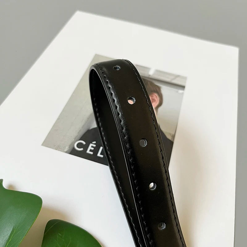 Women's Real Leather Jeans Belt. TrenLux Wear