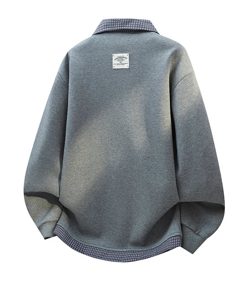 Men's quick-dry zip-up hoodie by TrendLux Wear, solid color casual sweatshirt with front pockets and a comfortable fit.