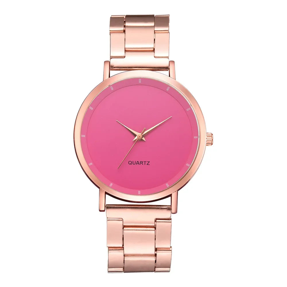 TrenLux Wear Women's Rose Gold Stainless Steel Fashion/Business Quartz Wristwatch TrenLux Wear
