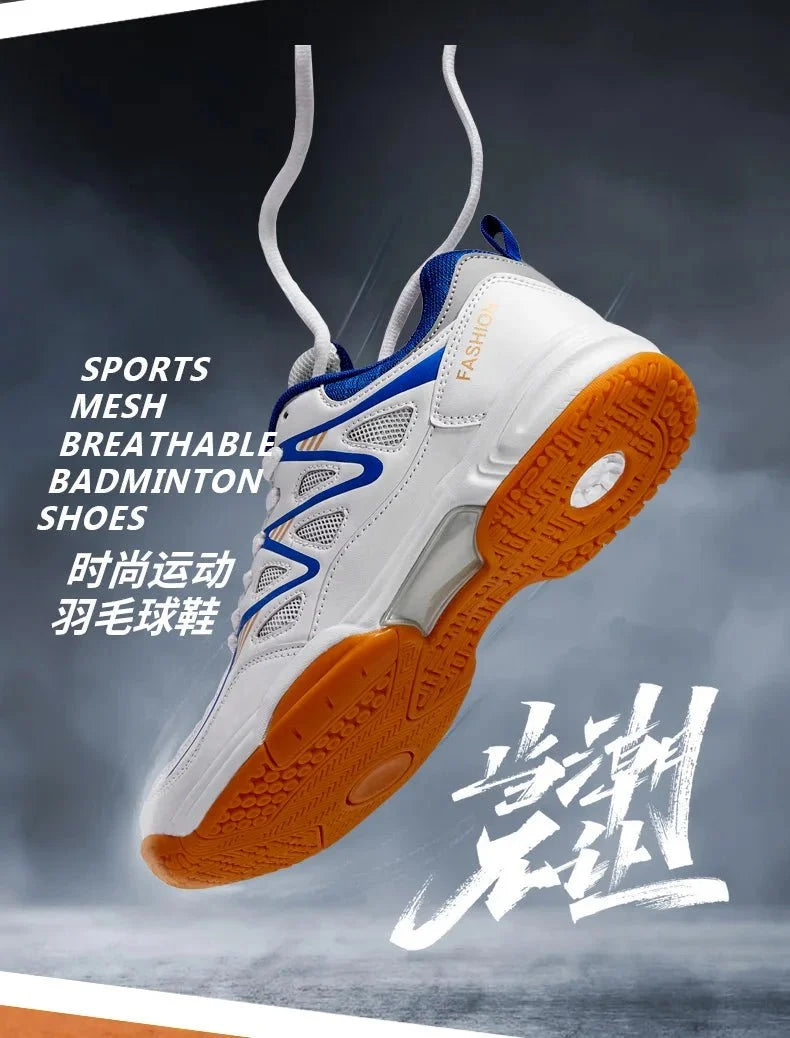 Men's TrendLux Wear tennis and badminton athletic shoes with anti-slip soles, suitable for all-season court sports.