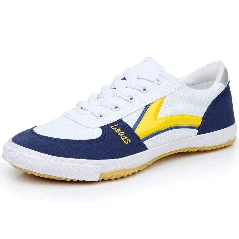 TrendLux Wear professional table tennis shoes with anti-slip soles and breathable design for training and competition.
