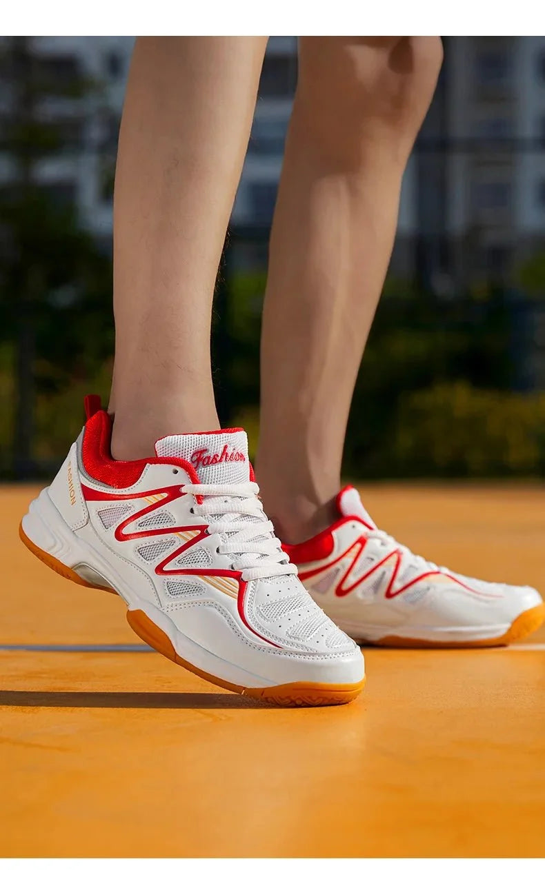 TrendLux Wear men's professional tennis and badminton shoes with anti-slip soles, all-season court sneakers, athletic footwear.