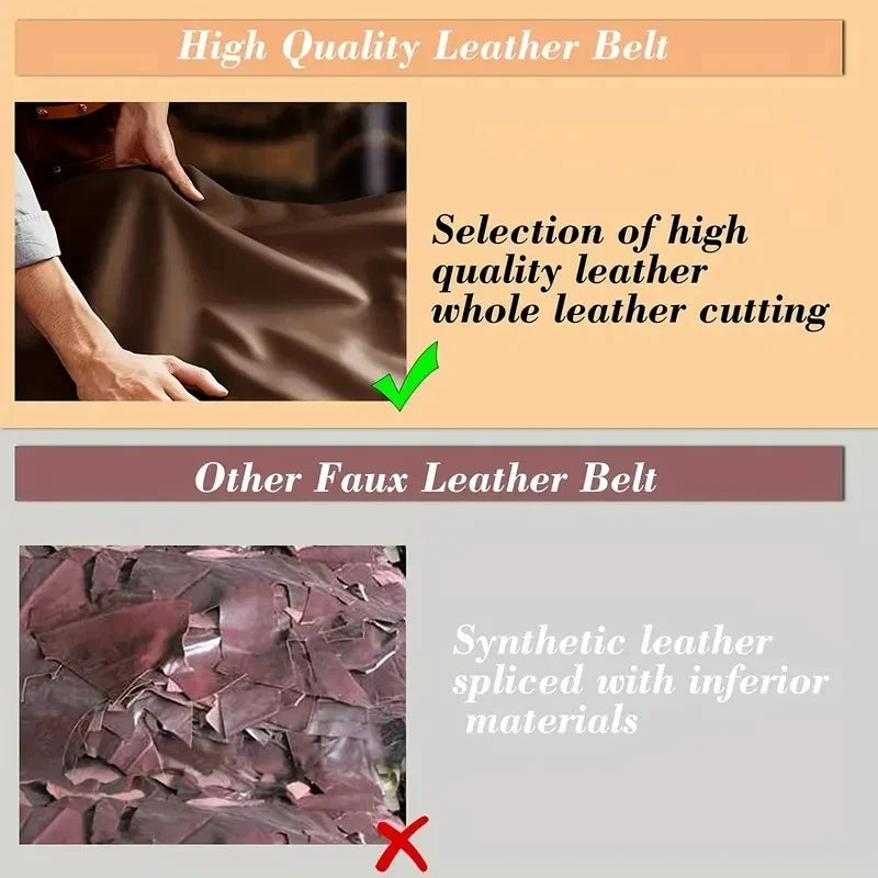 Women's Genuine Leather Belt — Metal Buckle Strap for Jeans & Dresses TrenLux Wear