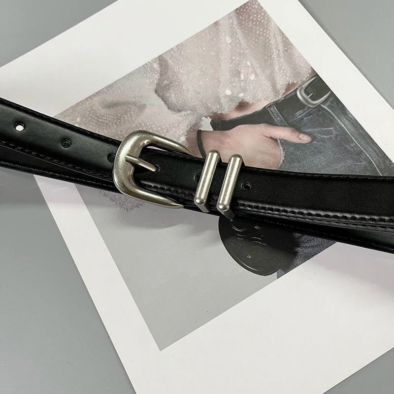 Women's Real Leather Jeans Belt. TrenLux Wear