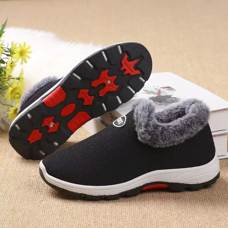 Women’s Waterproof Winter Snow Boots – Plush-Lined Warm Ankle Platform Booties
