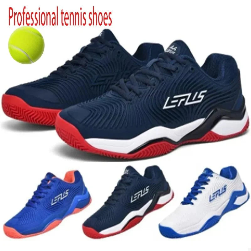 Men's lightweight TrendLux Wear athletic sneakers suitable for tennis, hiking, and golf, with breathable mesh and cushioned soles.