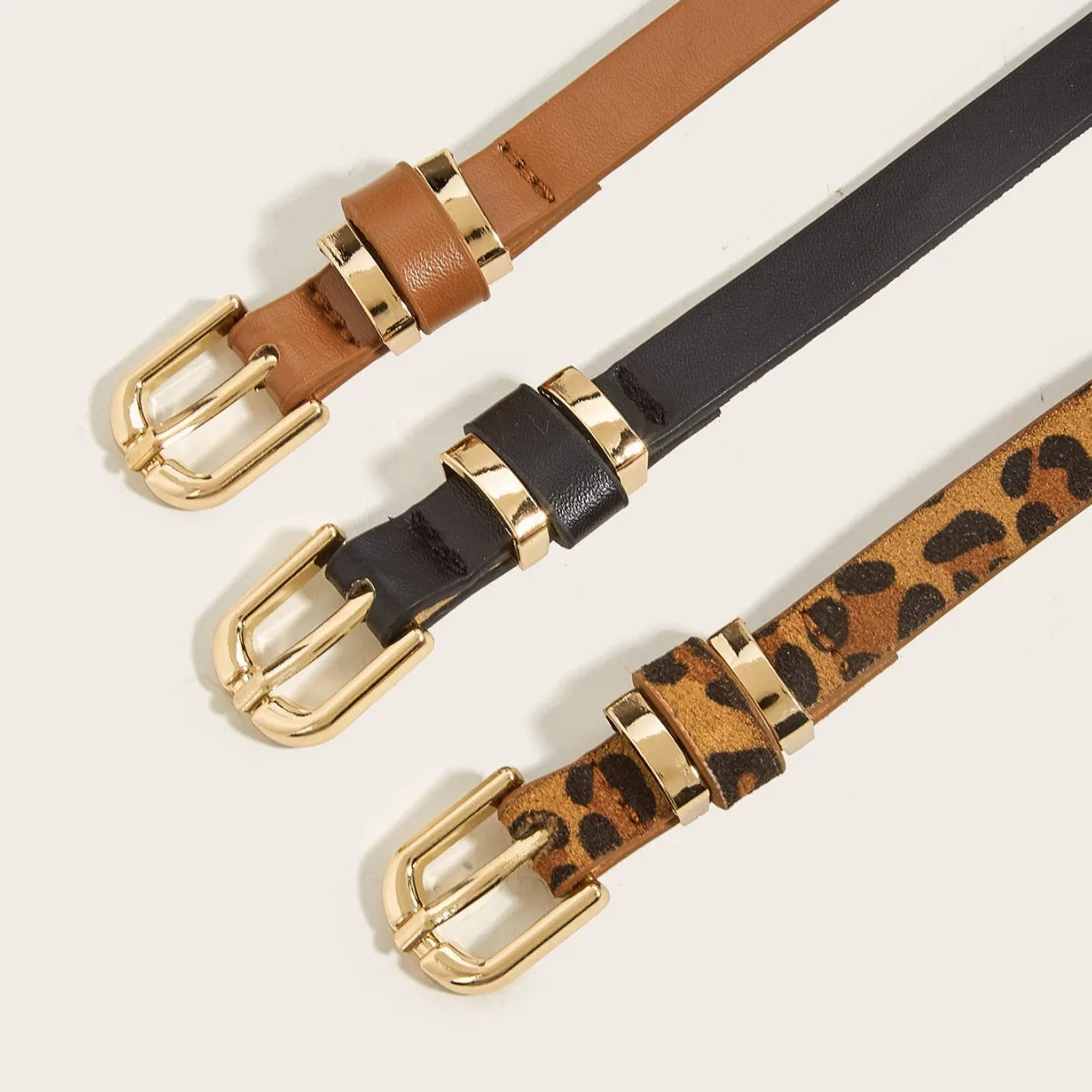 Women's Fashion Faux Leather Waist Belt for dresses. TrenLux Wear