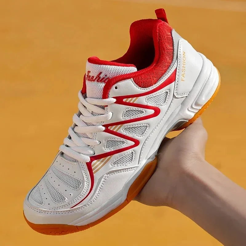 Unisex breathable athletic court sneakers by TrendLux Wear for tennis and volleyball, in sizes 35 to 50.
