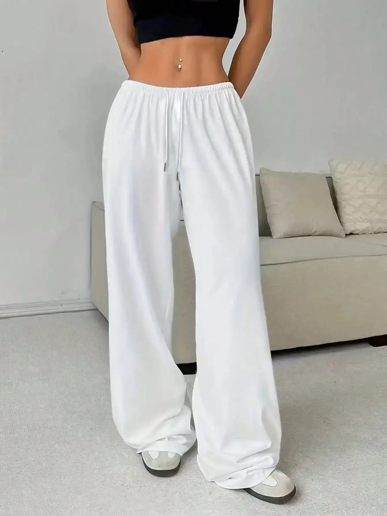 Trenluxwear Ladies' casual wide leg jogging pants TrenLux Wear