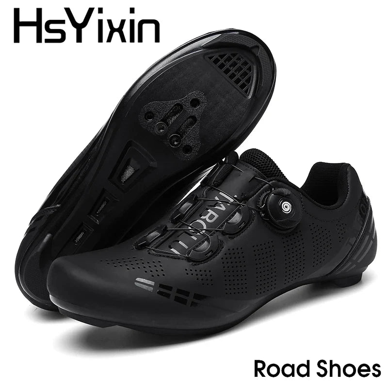 Men's MTB cycling shoes by TrendLux Wear, featuring breathable design and durable sole for mountain biking adventures.