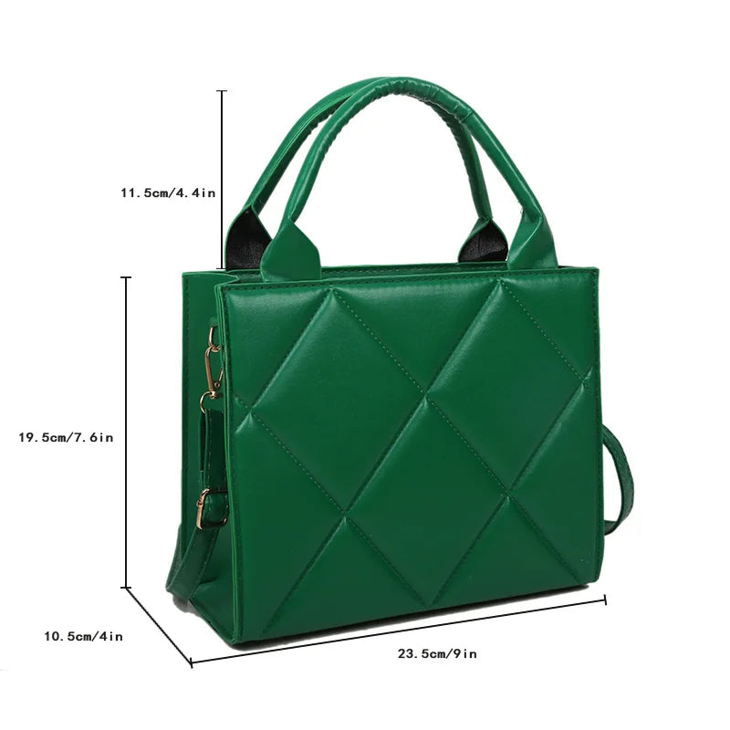 TrenLux Wear Women's Large Capacity Plaid Casual Fashion Handbag TrenLux Wear