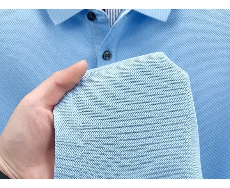Men's Embroidered Cotton Golf Polo