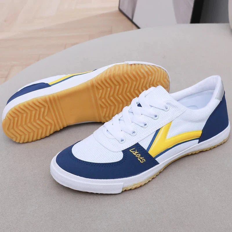 TrendLux Wear professional table tennis shoes with anti-slip soles and breathable design for training and competition.