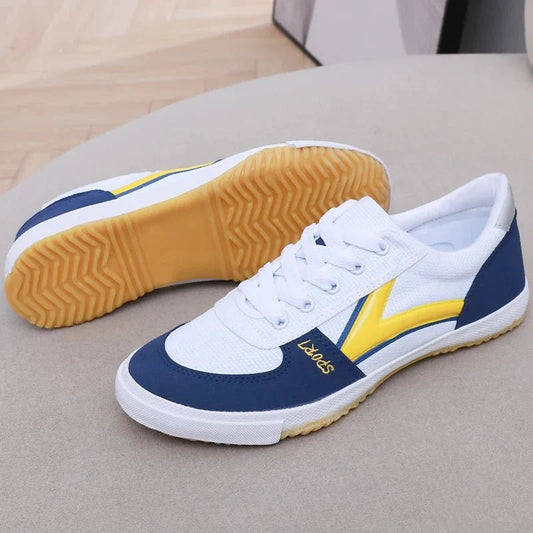 TrendLux Wear professional table tennis shoes with anti-slip soles and breathable design for training and competition.