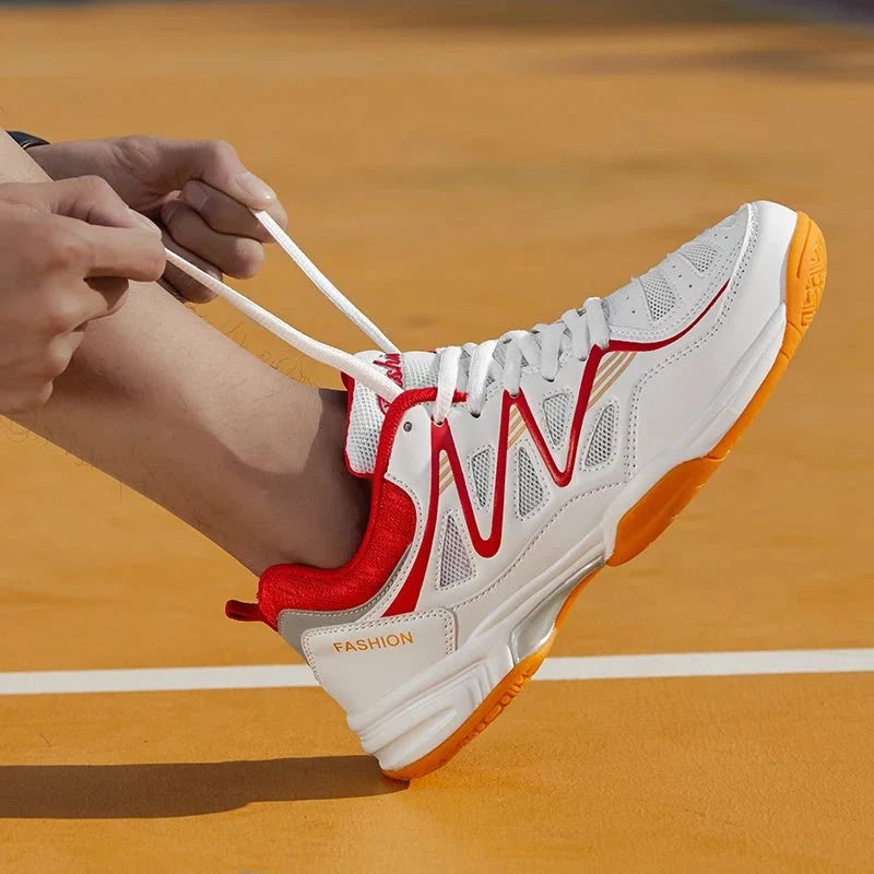 Men's TrendLux Wear high-end tennis and badminton athletic shoes with anti-slip soles, suitable for all-season court sports.