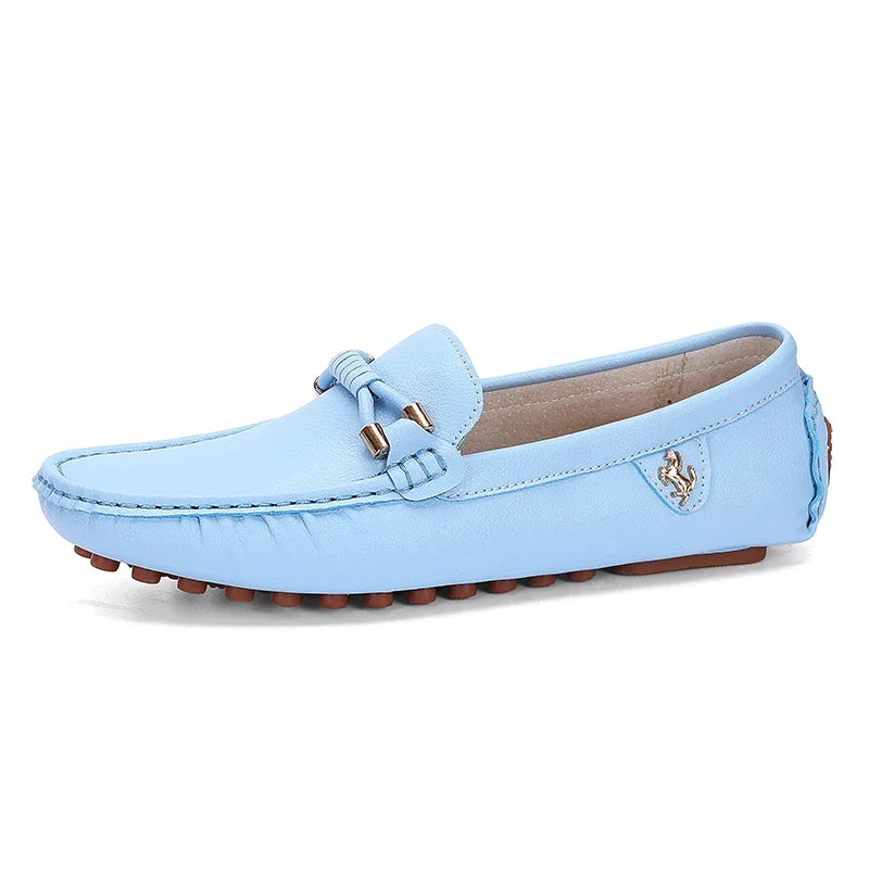 Men's Metal-Detail Slip-On Loafers