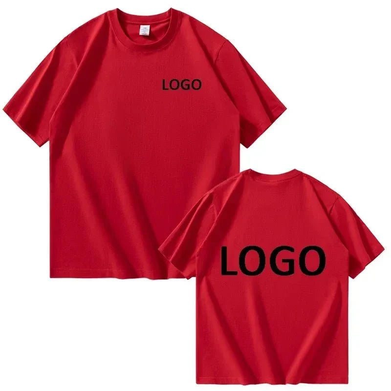 Custom printed 100% cotton unisex Y2K streetwear T-shirt from My Store 5, shown in size medium with vibrant graphic design.