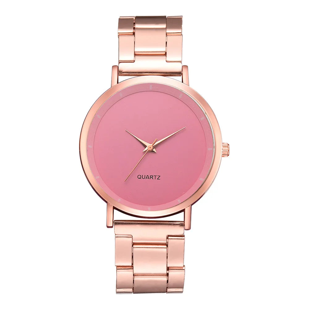TrenLux Wear Women's Rose Gold Stainless Steel Fashion/Business Quartz Wristwatch TrenLux Wear