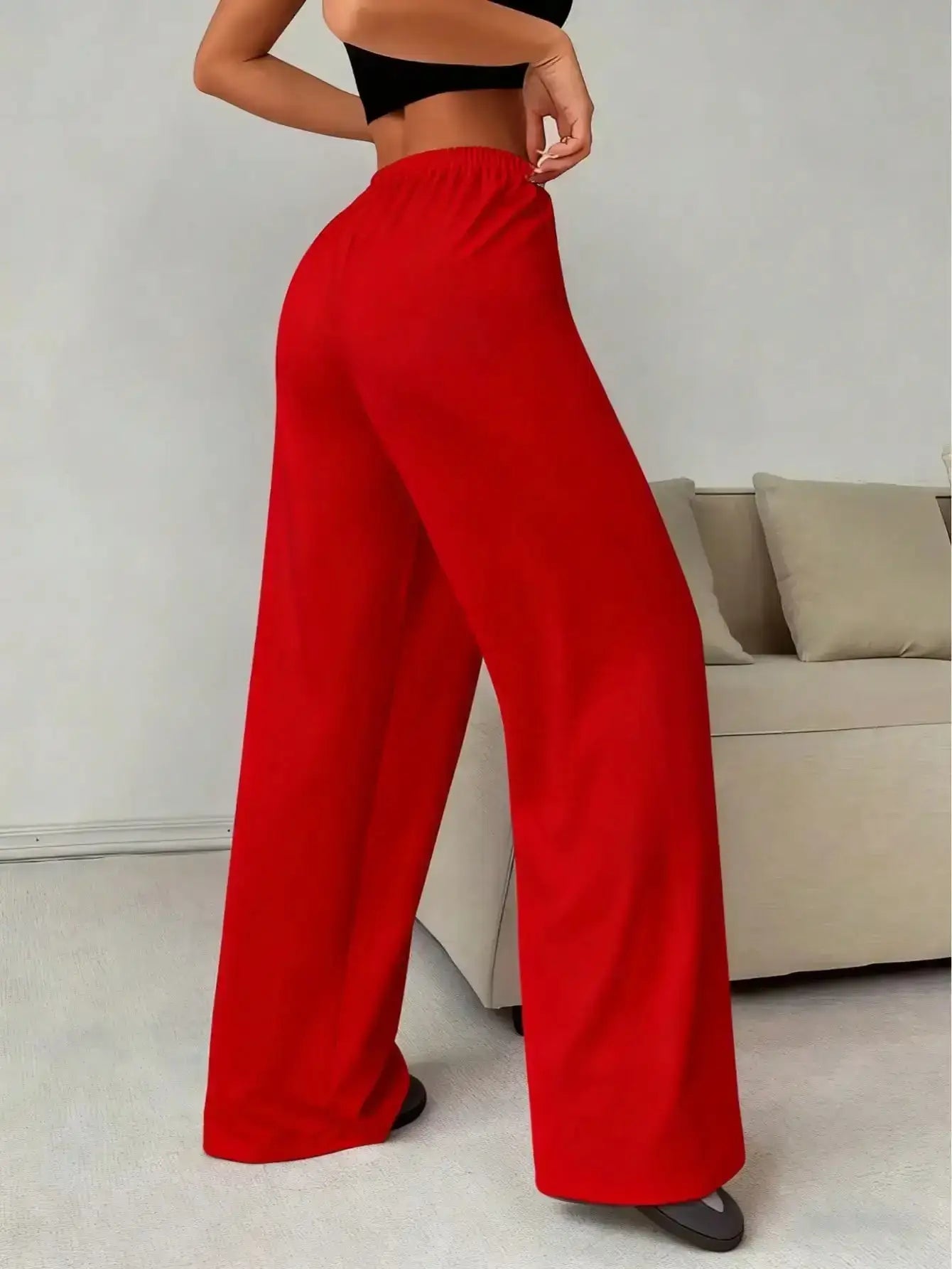 Trenluxwear Ladies' casual wide leg jogging pants TrenLux Wear