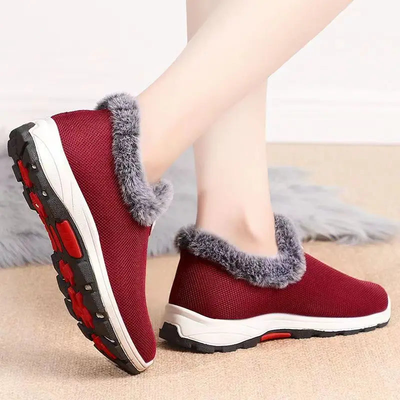 Women’s Waterproof Winter Snow Boots – Plush-Lined Warm Ankle Platform Booties