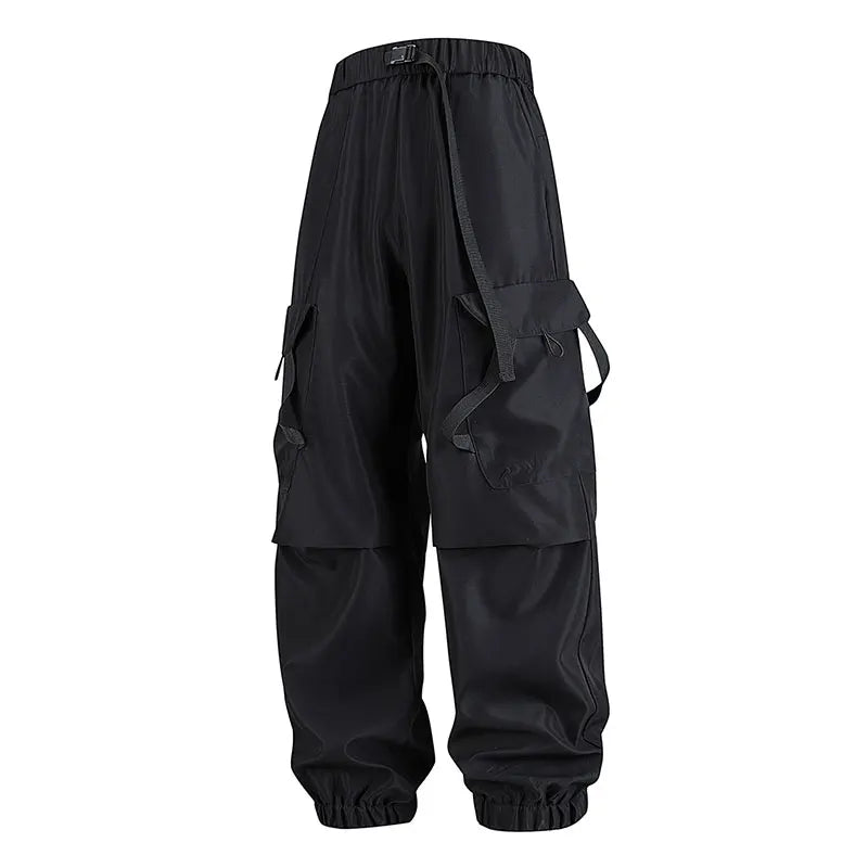 Men's cycling long pants by TrendLux Wear, loose fit sport trousers with multiple pockets in a comfortable, casual style.