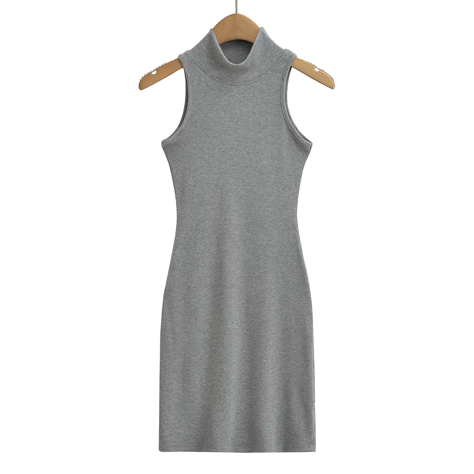 TrenLux Wear Women's Knit Turtleneck Bodycon Ankle-Length Maxi Dress The Glow Sanctuary