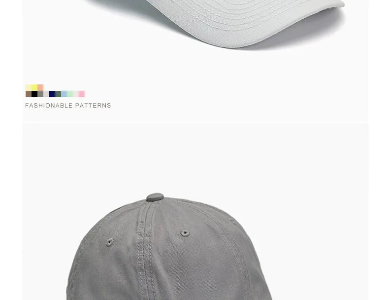 Unisex soft-top dad hat by TrendLux Wear, plain baseball cap with sun protection, available in 21 colors.
