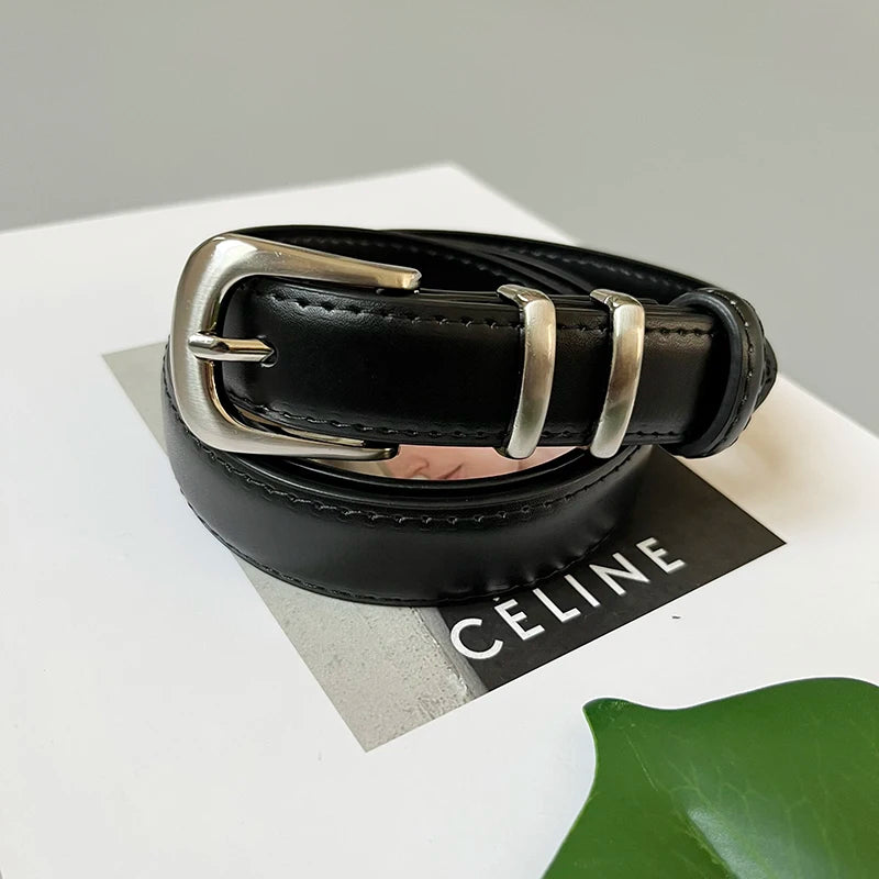 Women's Real Leather Jeans Belt. TrenLux Wear