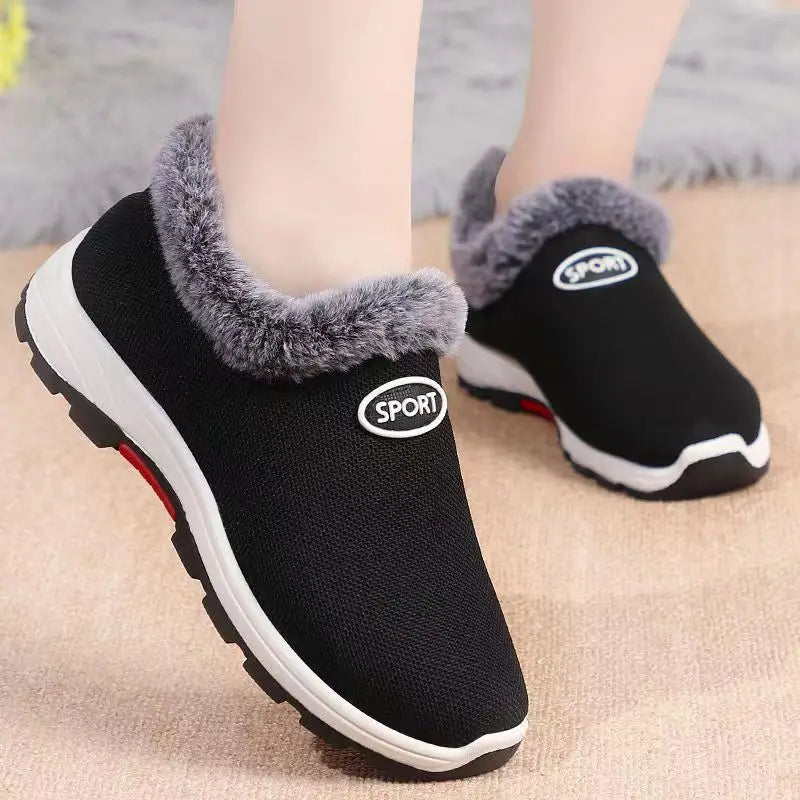Women’s Waterproof Winter Snow Boots – Plush-Lined Warm Ankle Platform Booties