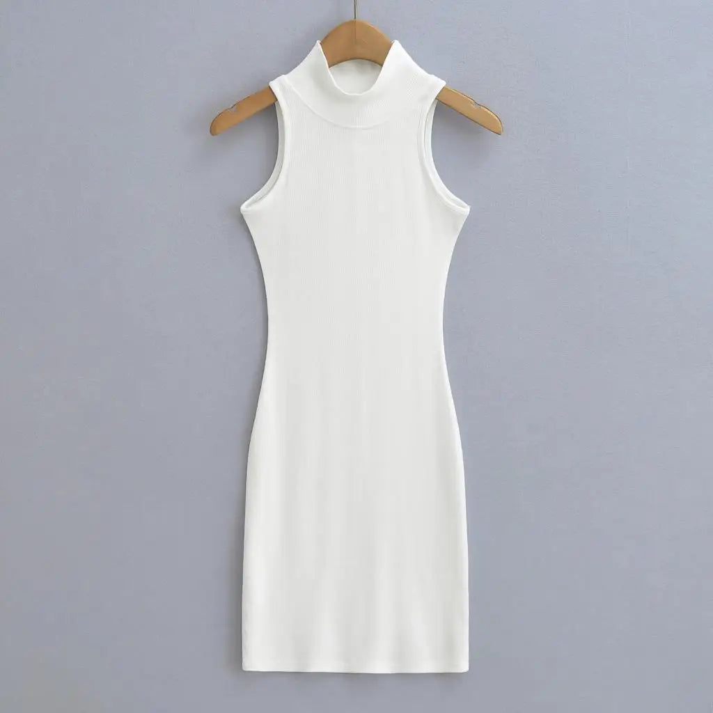 TrenLux Wear Women's Knit Turtleneck Bodycon Ankle-Length Maxi Dress The Glow Sanctuary