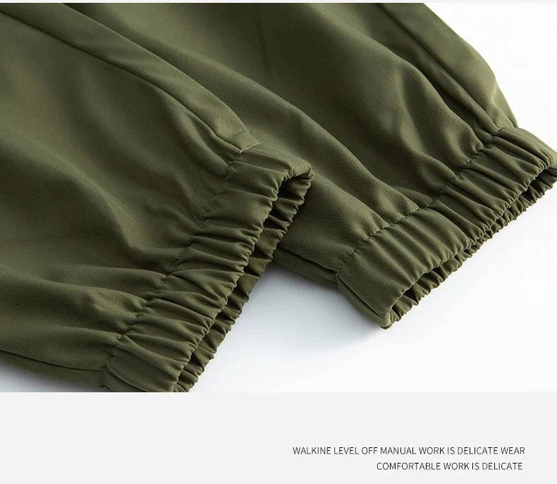 Men's cycling long pants by TrendLux Wear in loose fit, multi-pocket sport trousers, available in six colors, shown in the image.