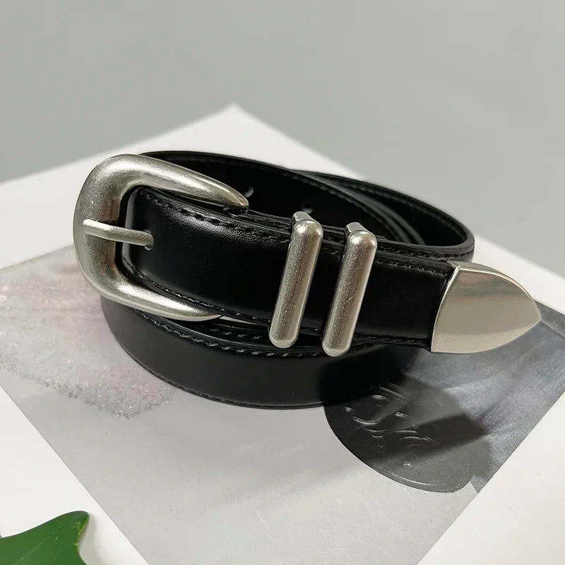 Women's Real Leather Jeans Belt. TrenLux Wear