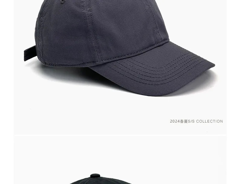 Unisex soft-top dad hat by TrendLux Wear, plain baseball cap in 21 colors with sun protection, shown in a neutral color.