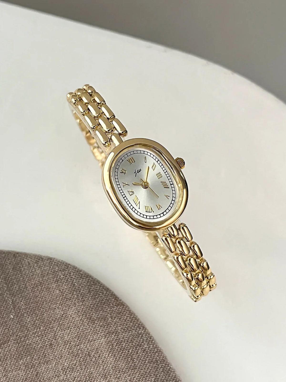Women's oval artistic niche TrendLux Wear watch featuring a unique design and elegant style.