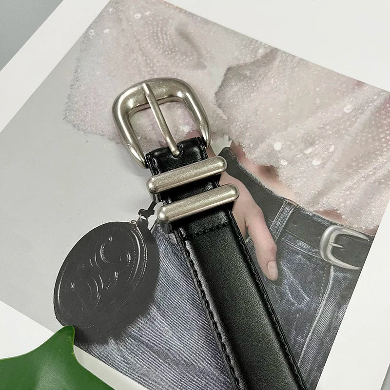 Women's Real Leather Jeans Belt. TrenLux Wear
