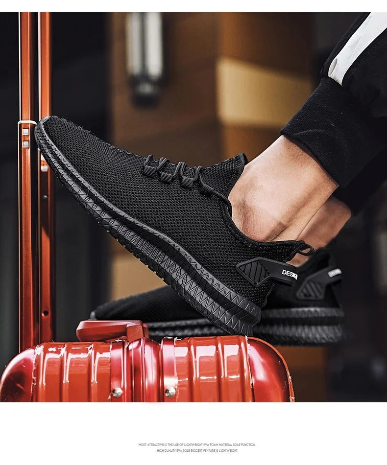 Men's TrendLux Wear Urban Street Sneakers with breathable mesh uppers and casual style, perfect for everyday wear.