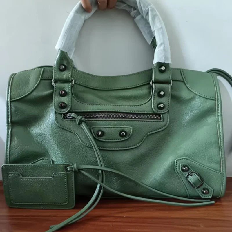 TrenLux Wear Women's Motorcycle Hobo High Capacity Luxury Handbag. TrenLux Wear