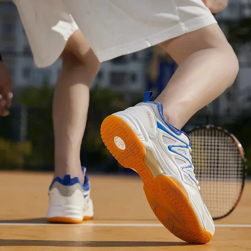 Unisex breathable athletic court sneakers by TrendLux Wear, suitable for tennis and volleyball, in size 35 to 50.
