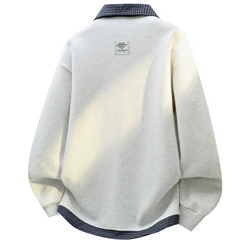 Men's TrendLux Wear quick-dry zip-up hoodie in solid color, casual sweatshirt with front zipper and comfortable fit.