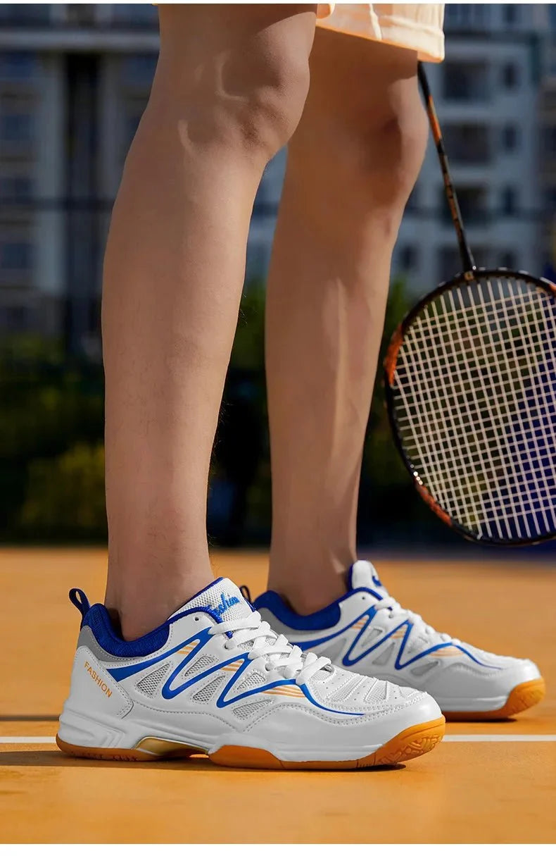 TrendLux Wear men's professional tennis and badminton athletic shoes with anti-slip sole for all-season court performance.