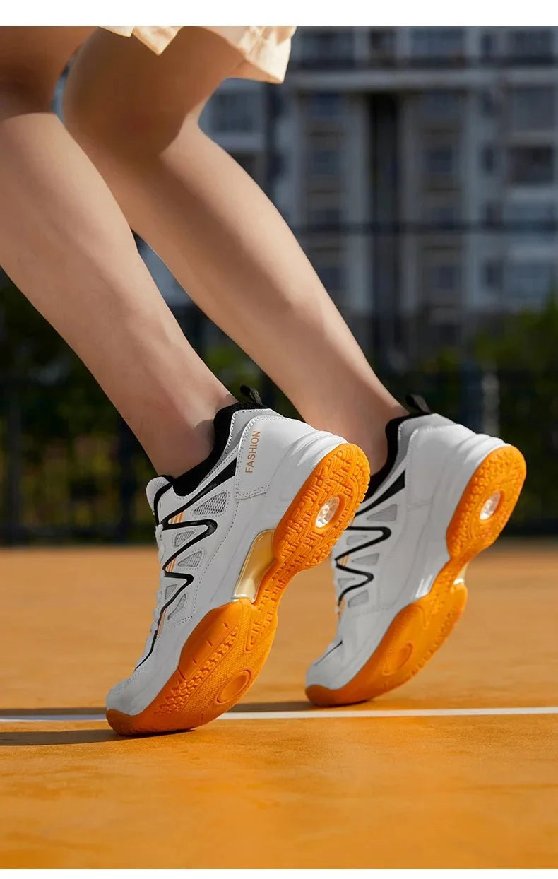 Men's TrendLux Wear high-end tennis and badminton shoes with anti-slip soles, all-season court sneakers for professional athletes.