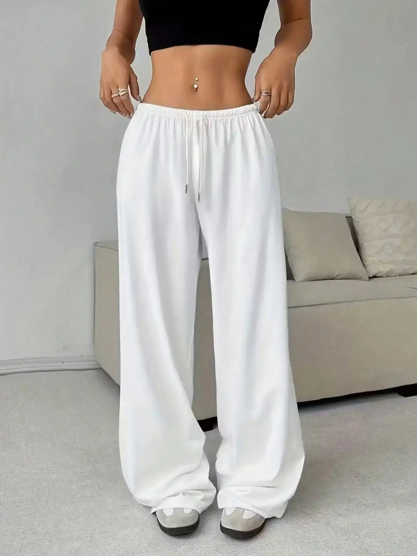 Trenluxwear Ladies' casual wide leg jogging pants TrenLux Wear