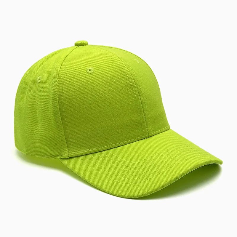 Unisex breathable sun-protective baseball cap with adjustable fit and hard brim in multiple colors by TrendLux Wear