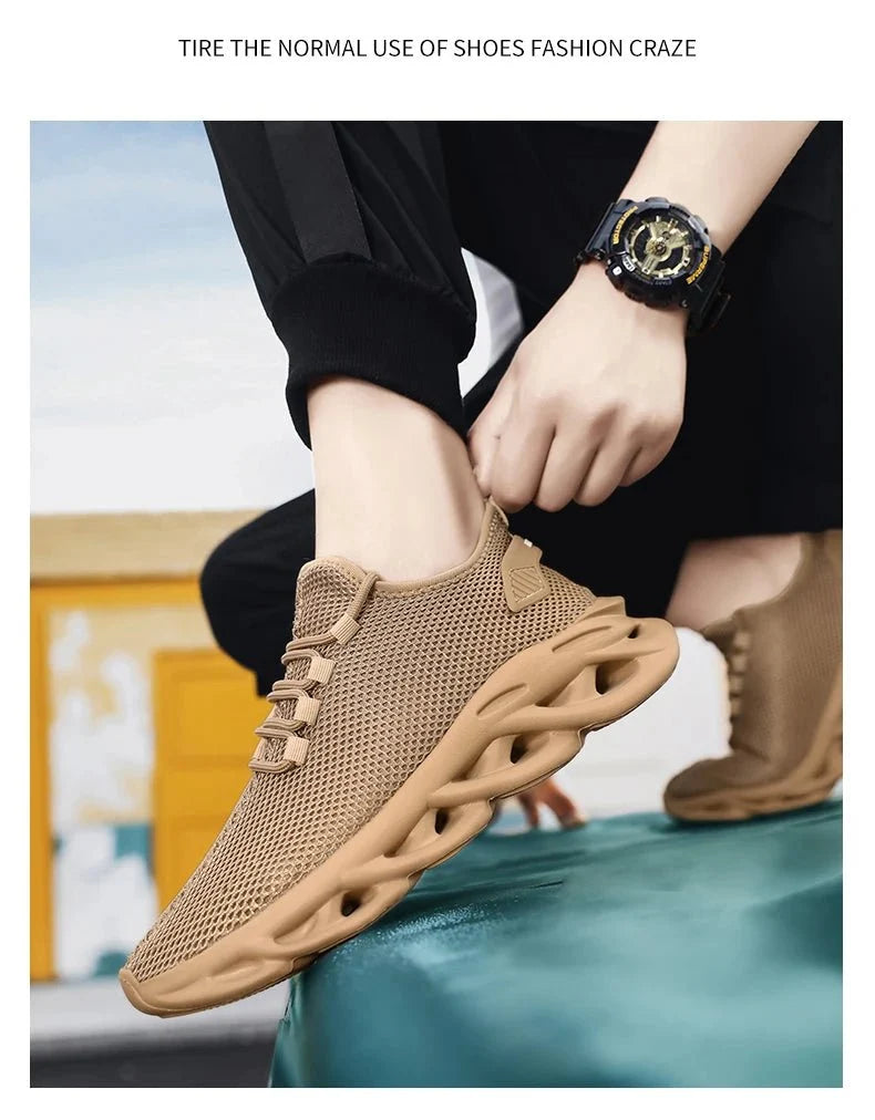 Men's TrendLux Wear Urban Street Sneakers with breathable mesh, casual style, lightweight design, and comfortable fit.